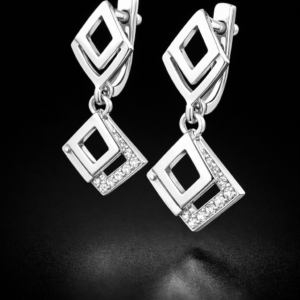 Kolczyki srebrne eleganckie