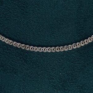 Srebrny łańcuszek ankier